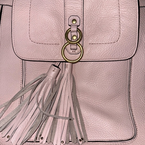 Cole Haan peach  blush cassidy backpack